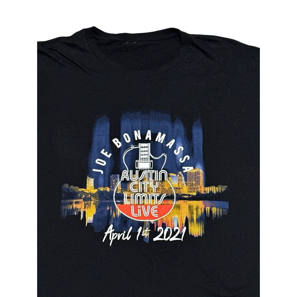 Joe Bonamassa Concert "Austin City Limits Live 4/1/21" Graphic T-Shirt *NO TAGS*